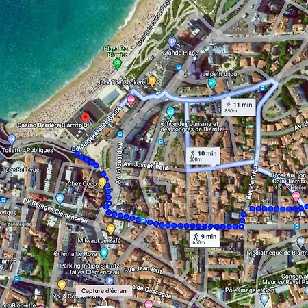 Apartman Centre, Pres Avenue De Verdun- Et Casino A 10 Mn A Pied- 4 Personnes -rdc